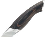 Нож кухонный поварской Okroshka Truffle 20.5 см, сталь 9cr18mov, рукоять Pakka Wood