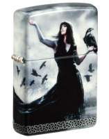 Зажигалка ZIPPO Mazzi® с покрытием 540 Matte, латунь/сталь, белая, 38x13x57 мм