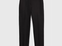 Укороченные брюки из хлопка, Черный