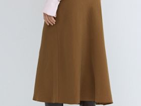 Юбка А-силуэта из модала, Оранжевый