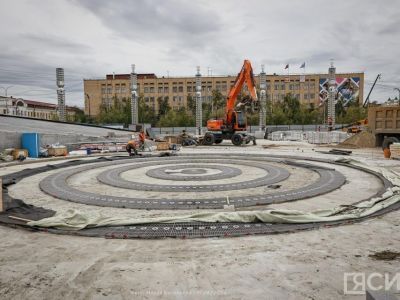 Основные работы по реконструкции площади Ленина в Якутске завершены