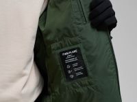 Утепленная куртка с воротником-стойкой