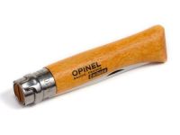 Нож Opinel №10 Carbon, углеродистая сталь, традиционный складной нож, рукоять бук