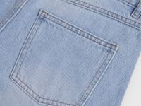 Джинсовые шорты-бермуды для девочек, Голубой