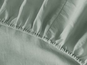 Простыня на резинке Jadite green