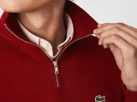 Мужская толстовка Lacoste на молнии с высоким воротом