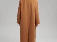 Пальто из шерсти и шелка