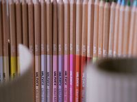 Карандаш цветной Малевичъ "GrafArt Soft" фиолетово-розовый 014