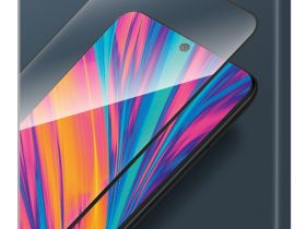 Защитное стекло BoraSCO для realme C85 с чёрной рамкой