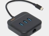 Адаптер Hoco HB36 Easy 5 в 1 HDTV/USB3.0/USB2.0*2/PD100W + кабель Type-C (черный)