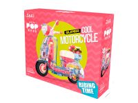 JK8325-1 Конструктор Розовый мопед