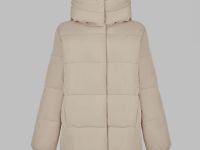 Стеганая куртка с капюшоном