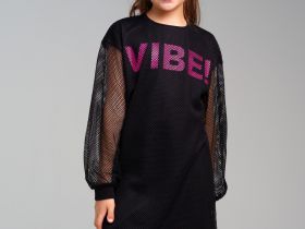 Платье трикотажное для девочек