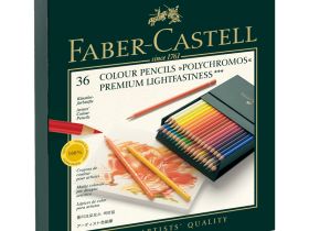 Набор карандашей цветных Faber-castell "Polychromos" 36 шт проф-ные в пластиковой коробке