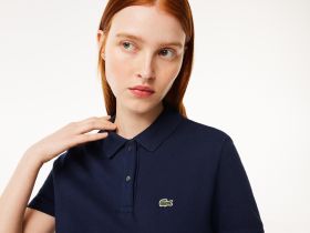 Женское хлопковое платье - поло Lacoste