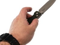 Cкладной нож SRM Rubik Large 7228B-MG, сталь 14C28N, рукоять микарта, зеленый