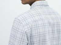 Рубашка в клетку, Белый