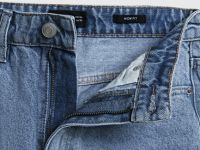 Джинсы Mom с высокой посадкой, Голубой