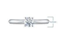 Помолвочное кольцо из белого золота э0912кц07200753_white