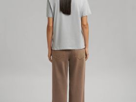 Футболка свободного кроя из хлопкового джерси