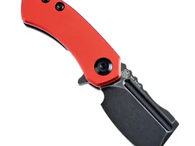 Складной нож Kansept Mini Korvid, сталь 154CM, рукоять алюминий, красный