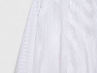 Рубашка из поплина в полоску, Белый