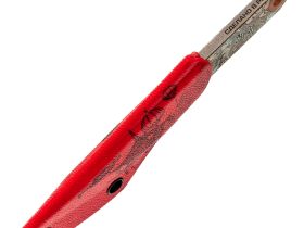 Нож N.C.Custom киридаши Лошадь stonewash, сталь AUS-8