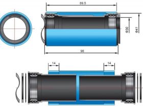 Каретка-переходник FSA BB392 на PressFit MTB BB89.5/92 ? 41 EL247 (черный)