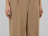 Широкие брюки, Бежевый