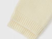 Вязаные митенки, Бежевый
