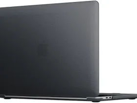 Чехол-накладка Kzdoo Guardian Case для Apple MacBook Pro 13 (2016-2022) пластиковый (прозрачно-черный)