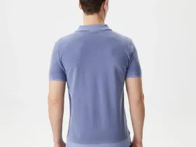 Мужское хлопковое поло Lacoste стандартного кроя