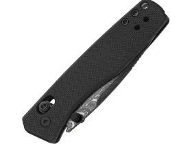 Складной нож Kizer Aegis, сталь Damascus, рукоять G10, черный