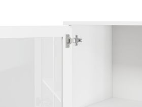 Витрина Амели 2-102x220 Белый
