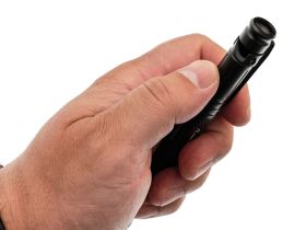 Тактическая ручка для выживания с фонариком 11 в 1, синяя