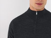 Джемпер из шерсти мериноса, Серый