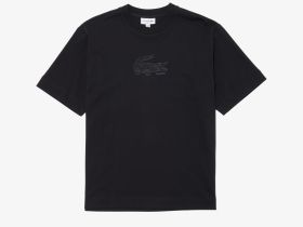 Мужская футболка Lacoste оверсайз из органического хлопка