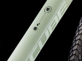 Дорожный велосипед Cube Nature SLX, год 2025, цвет Серый-Зеленый, ростовка 23