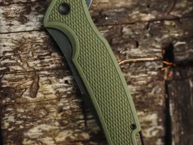 Складной нож Mr.Blade Hellcat Mini blackwash сталь S35VN, рукоять Olive G10