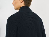 Кардиган на молнии, Синий