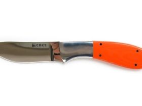 Нож с фиксированным клинком CRKT Russ Kommer 2-Shot, сталь Sandvik 12С27, рукоять G-10