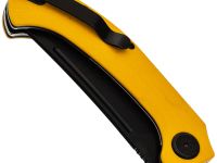 Нож Узбекский малый складной, сталь N690, рукоять G10 желтый