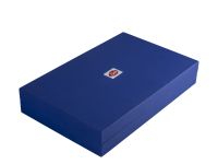 Набор акварели "Белые Ночи" 48 шт х 2,5 мл, 4 кисти, палитра, вспомогательные материалы, синее дерев