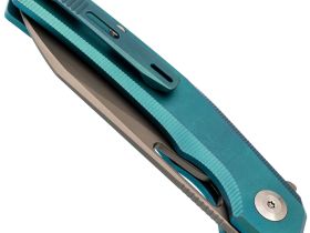 Складной нож Dr.Tech D4281BL, сталь M390, рукоять TC4, синий