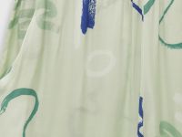 Брюки с абстрактным принтом