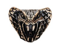 Бусина для темляка Кобра, бронза