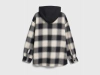 Куртка-рубашка с капюшоном для мальчиков, Черный