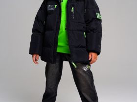 Куртка текстильная с полиуретановым покрытием для мальчиков