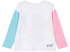 Фуфайка трикотажная для девочек (футболка с длинными рукавами)