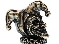 Бусина для темляка Шут, мельхиор